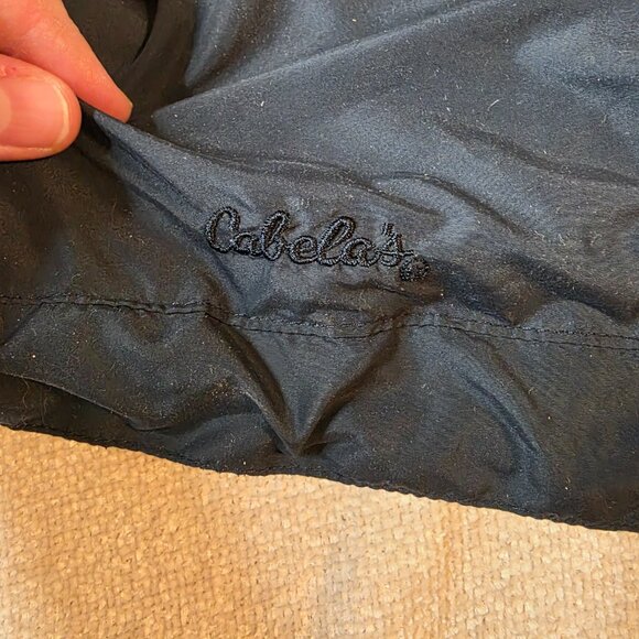 Cabela’s Windcrest Jacket Men’s 3XL Tall Navy Windbreaker Zip Up Mesh Lined Big - Picture 7 of 10